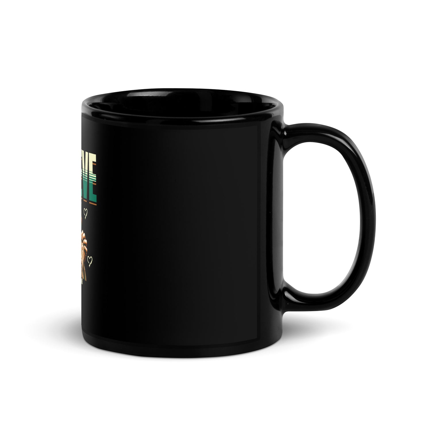 Trust In Jesus U Cant Go Wrong Black Glossy Mug