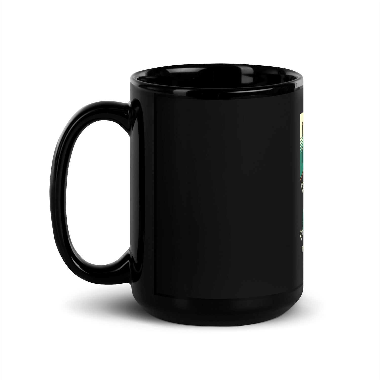 Trust In Jesus U Cant Go Wrong Black Glossy Mug
