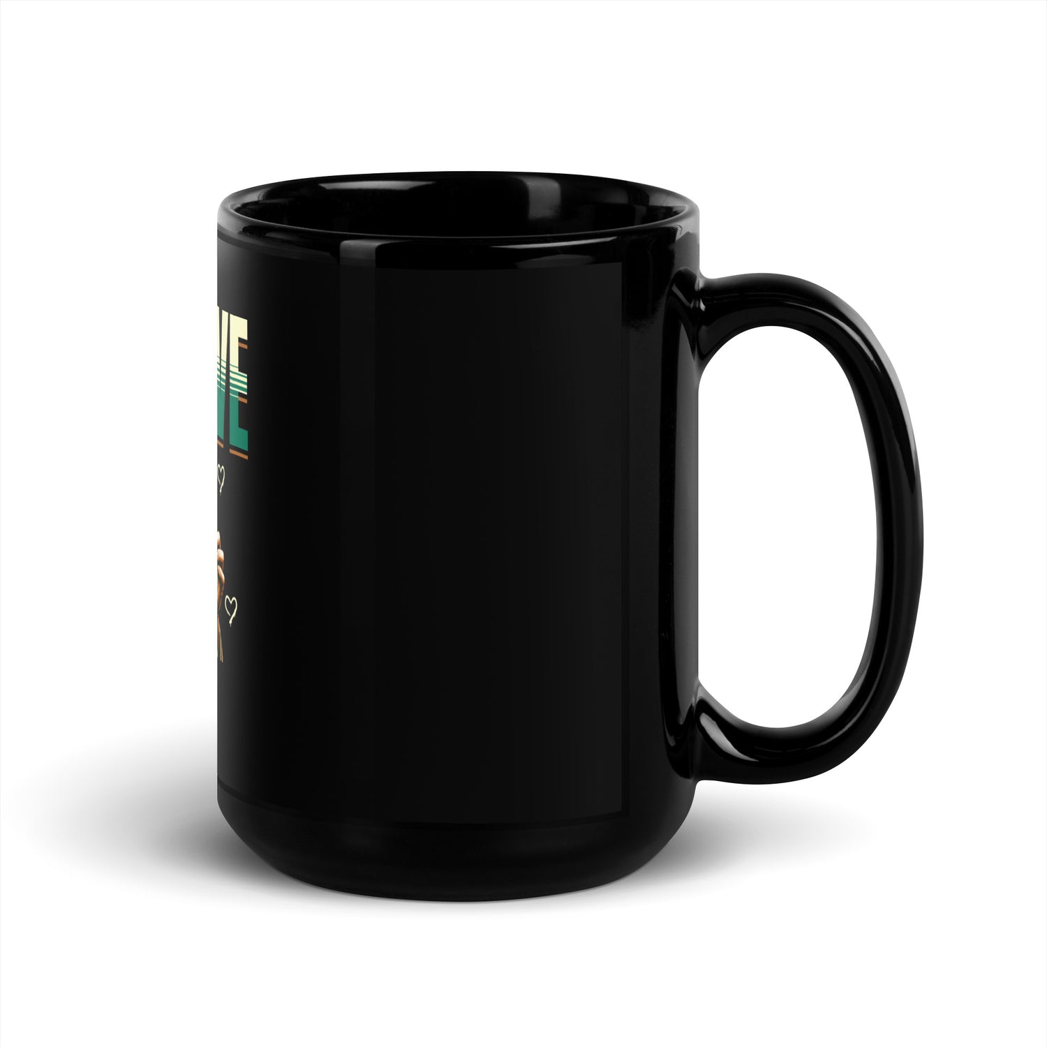 Trust In Jesus U Cant Go Wrong Black Glossy Mug