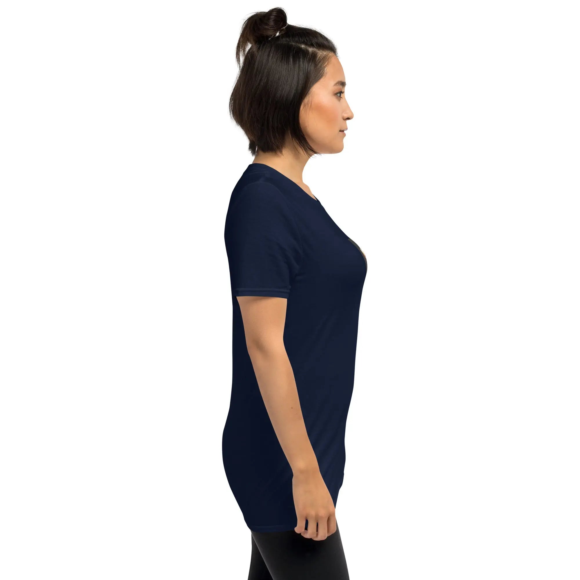 Move In Silence Unisex T-Shirt Moving In These Streets – Navy Right Side