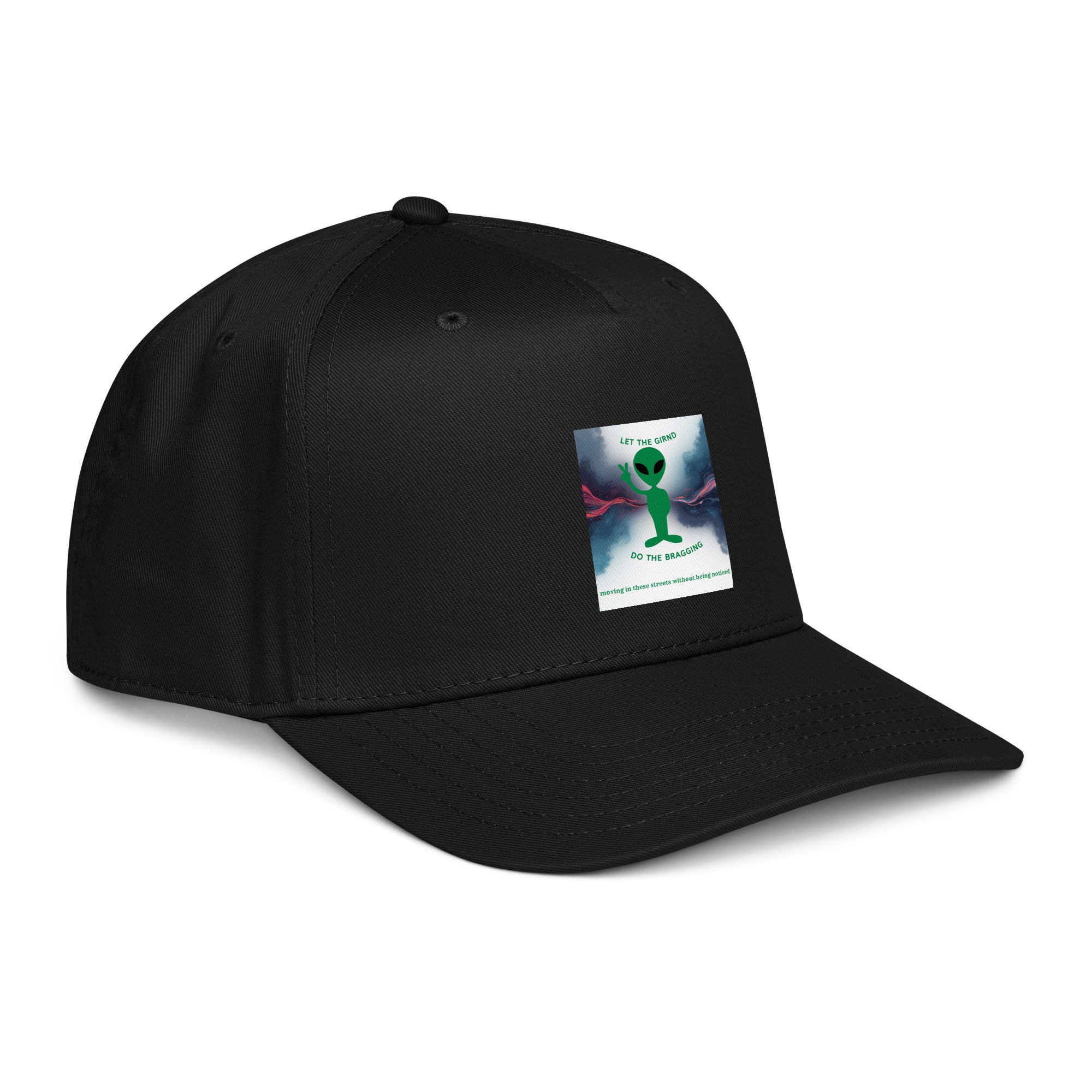 Let The Grind Do The Bragging 5 panel cap