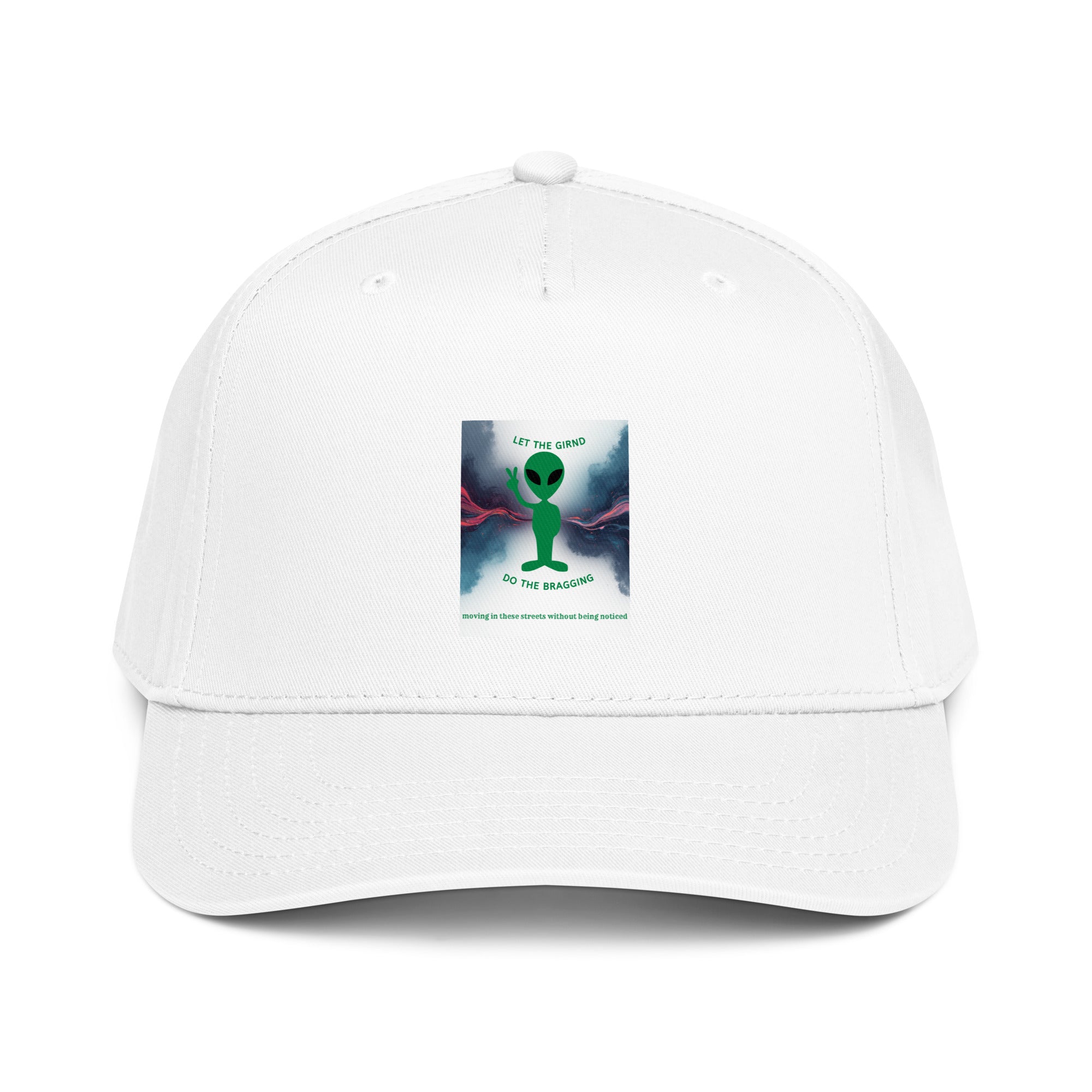 Let The Grind Do The Bragging 5 panel cap