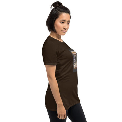 Move In Silence Unisex T-Shirt Moving In These Streets – Dark Chocolate Right Front

