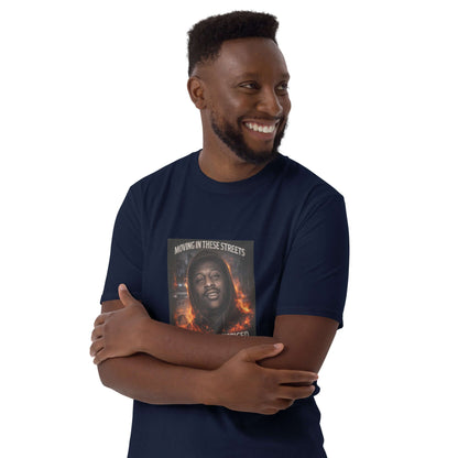 Product mockupFrank Matthews Unisex T-Shirt side view