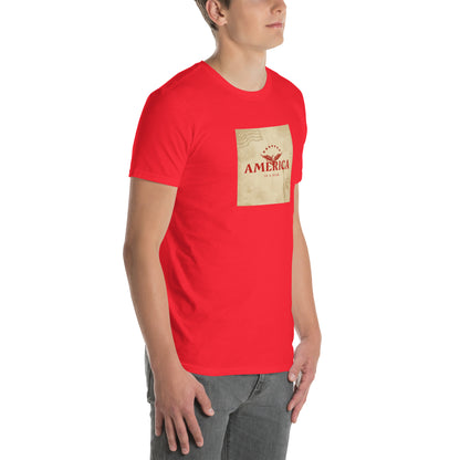 America Is A Scam Short-Sleeve Unisex T-Shirt